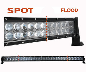 4D LED Light Bar CREE Double Row 288W 26000 Lumens for 4WD - Truck - Tractor Spotlight VS Floodlight