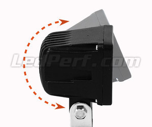 Additional LED Light CREE Square 10W for Motorcycle - Scooter - ATV Beam adjustment