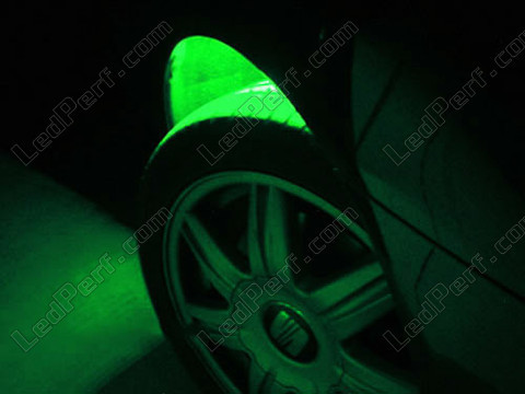 Mudguard - green LED strip - waterproof 60cm