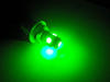 BA9S LED bulb T4W Xtrem green