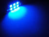 blue Ceiling Light festoon LED, Trunk, glove box, licence plate - C5W