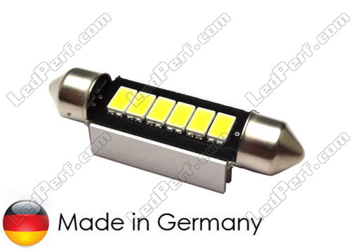 42mm RAID6 LED - White - C10W - Made in Germany