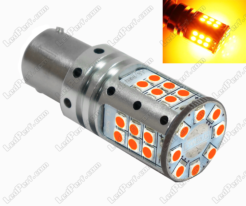 P21W Ultra Powerful LED Bulb for Turn Signals - Base BA15S
