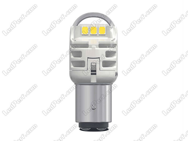 2x LED bulbs Philips P21/5W Ultinon PRO6000 - White 6000K - BAY15D