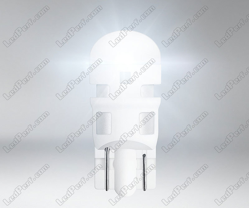 Osram LED White W5W Sidelight Bulbs 6000K 12v 1W (Wedge 501 5W) 2825DWP-02B, LED RETROFIT BULBS 12V