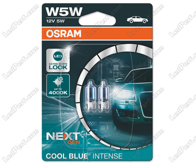 Pair Cool Blue Intense W5W OSRAM 