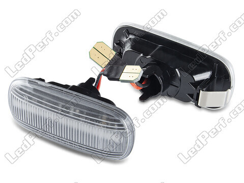 Side view of the sequential LED turn signals for Audi A4 B7 - Transparent Version