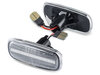 Side view of the sequential LED turn signals for Audi A8 D2 - Transparent Version