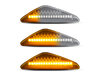 Lighting of the transparent sequential LED turn signals for BMW X3 (F25)