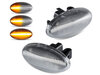 Sequential LED Turn Signals for Citroen C1 - Clear Version