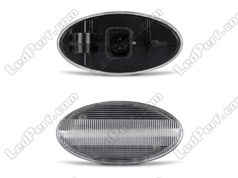 Connectors of the sequential LED turn signals for Citroen C1 - transparent version