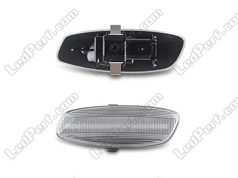 Connectors of the sequential LED turn signals for Citroen C3 II - transparent version