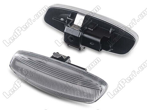 Side view of the sequential LED turn signals for Citroen C3 II - Transparent Version