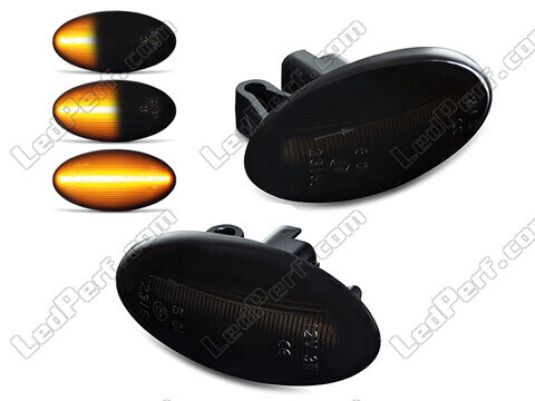 Dynamic LED Side Indicators for Citroen C3 Picasso - Smoked Black Version