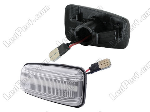 Side view of the sequential LED turn signals for Citroen Saxo - Transparent Version