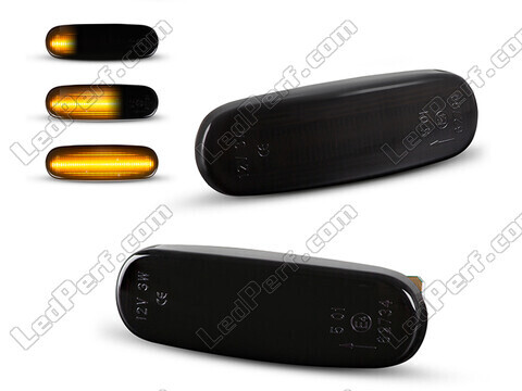 Dynamic LED Side Indicators for Fiat Doblo II - Smoked Black Version