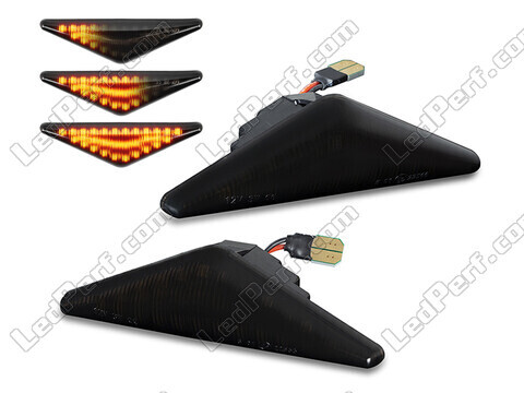 Dynamic LED Side Indicators for Ford Mondeo MK3 - Smoked Black Version