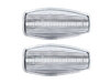 Front view of the sequential LED turn signals for Hyundai Getz - Transparent Color