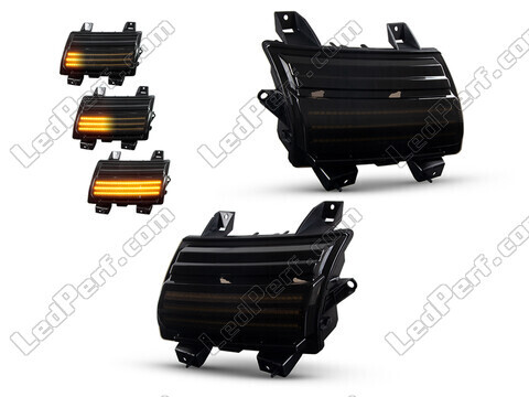 Dynamic LED Side Indicators for Jeep  Wrangler IV (JL) - Smoked Black Version