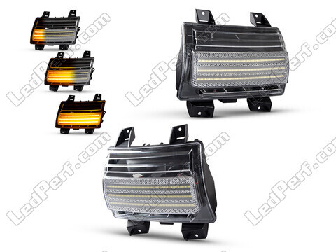 Sequential LED Turn Signals for Jeep  Wrangler IV (JL) - Clear Version