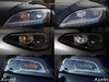 Front indicators LED for Lexus NX II before and after