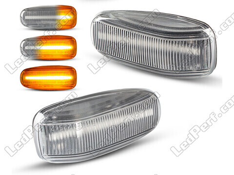Sequential LED Turn Signals for Mercedes CLK (W208) - Clear Version