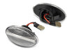 Side view of the sequential LED turn signals for Mini Convertible II (R52) - Transparent Version