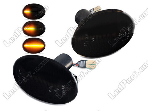 Dynamic LED Side Indicators for Mini Convertible III (R57) - Smoked Black Version
