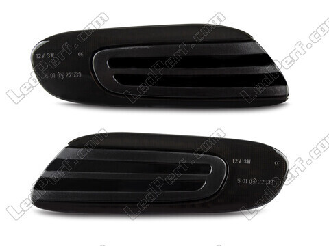 Front view of the dynamic LED side indicators for Mini Convertible IV (F57) - Smoked Black Color