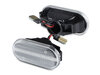Side view of the sequential LED turn signals for Nissan Note (2005 - 2008) - Transparent Version