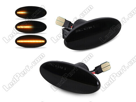 Dynamic LED Side Indicators for Nissan Note (2009 - 2013) - Smoked Black Version