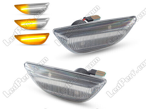 Sequential LED Turn Signals for Opel Mokka X - Clear Version