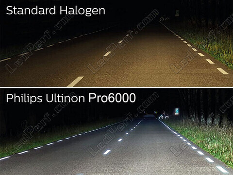 Philips LED Bulbs Approved for Peugeot 3008 versus original bulbs