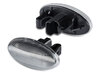 Side view of the sequential LED turn signals for Peugeot Partner II - Transparent Version