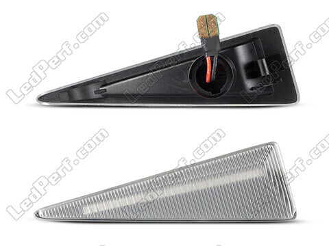 Connectors of the sequential LED turn signals for Renault Scenic 2 - transparent version