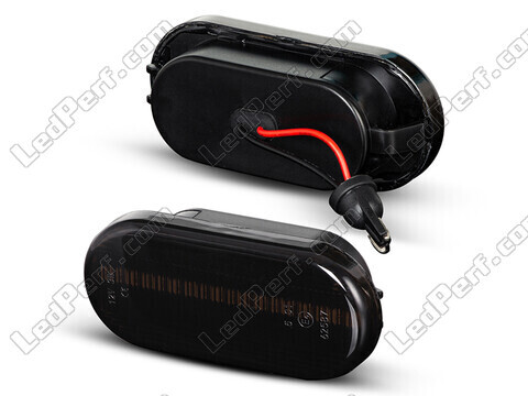 Side view of the dynamic LED side indicators for Volkswagen Bora - Smoked Black Version