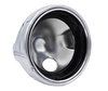 round chrome headlight for adaptation to a Full LED look on Kawasaki Zephyr 750