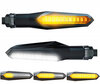 2-in-1 dynamic LED turn signals with integrated Daytime Running Light for Ducati Monster 695
