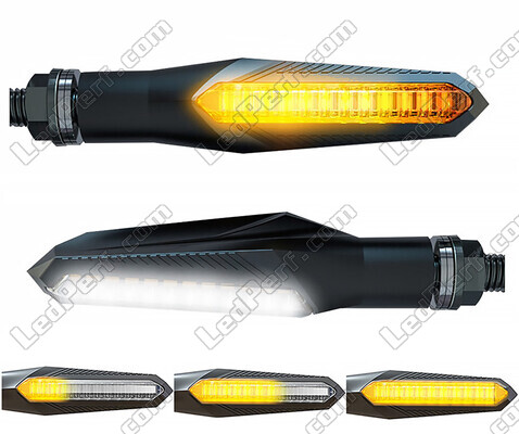 2-in-1 dynamic LED turn signals with integrated Daytime Running Light for Ducati Monster 695