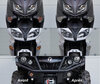 Front indicators LED for Husqvarna TE 250 / 250i (2017 - 2019) before and after