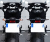 Before and after comparison following a switch to Sequential LED Indicators for KTM EXC 500