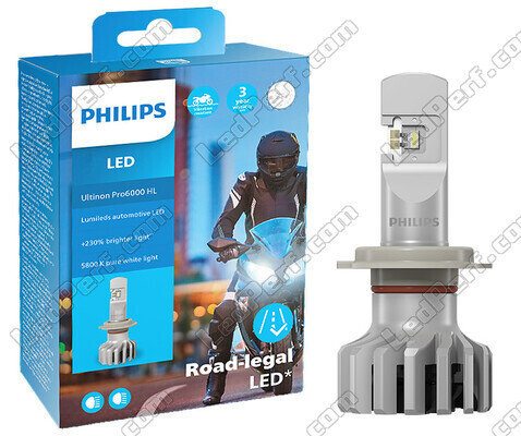 Packaging Philips LED bulbs for Piaggio Beverly 300 - Ultinon PRO6000 Approved