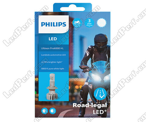 Philips LED Bulb Approved for Piaggio Beverly 300 motorcycle - Ultinon PRO6000