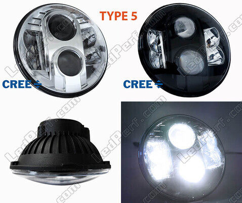 Royal Enfield Classic 350 (2022 - 2023) type 5 motorcycle LED headlight