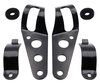 Set of Attachment brackets for black round Suzuki Bandit 1250 N (2007 - 2010) headlights
