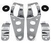 Set of Attachment brackets for chrome round Suzuki Van Van 125 headlights