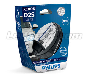 D2S Philips WhiteVision Gen2 +120% 5000K  Xenon Bulb - 85122WHV2S1