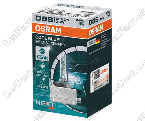 Xenon Bulb D8S Osram Xenarc Cool Intense Blue 6200K in its packaging - 66548CBN