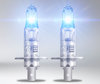 H1 halogen bulbs Osram Cool Blue Intense NEXT GEN producing LED effect lighting