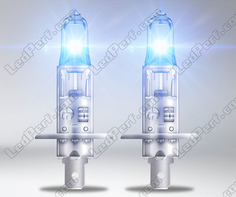 H1 halogen bulbs Osram Cool Blue Intense NEXT GEN producing LED effect lighting